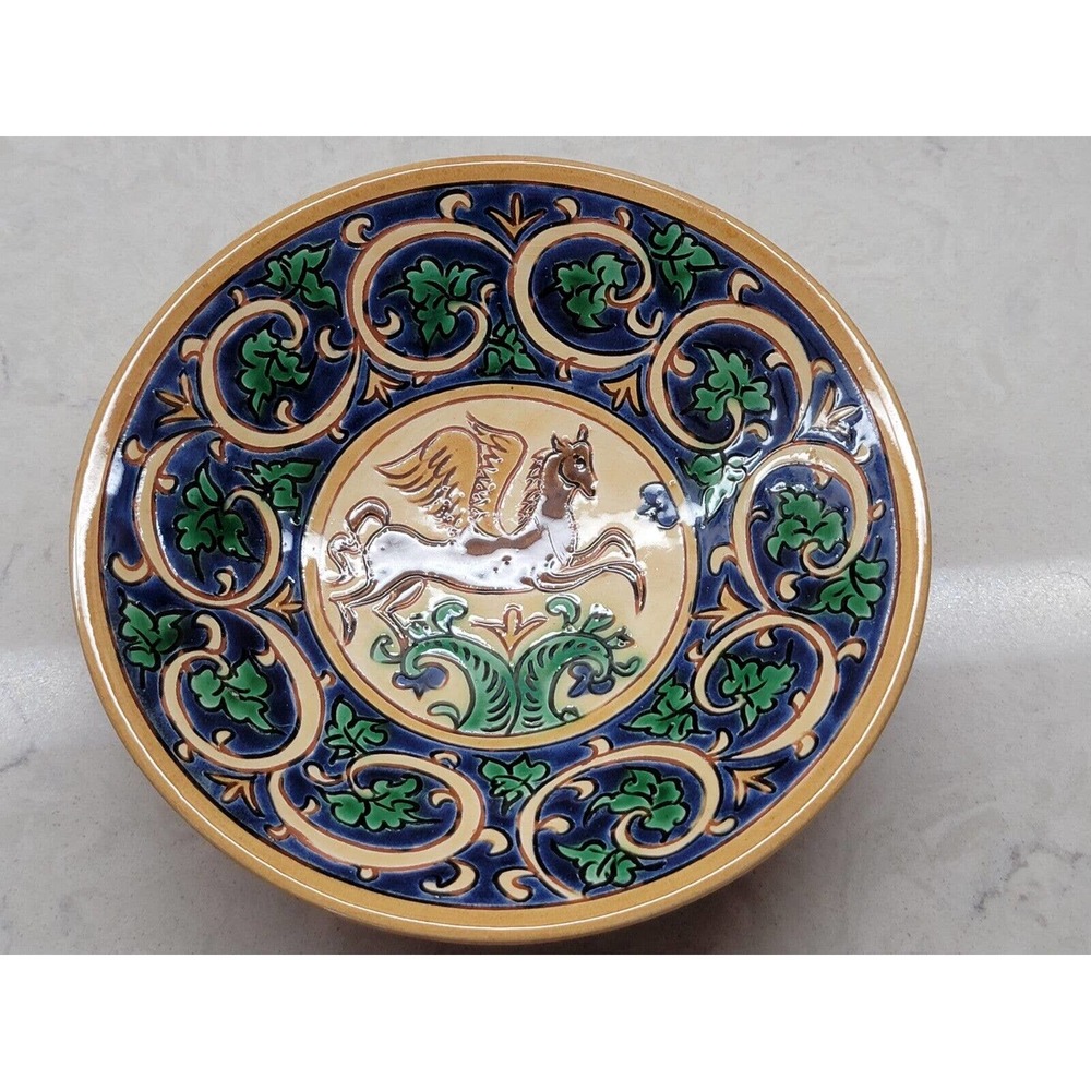 Kosa Pottery Geometric Design Clay Bowl Handmade Wheel Thrown BEAUTIFUL